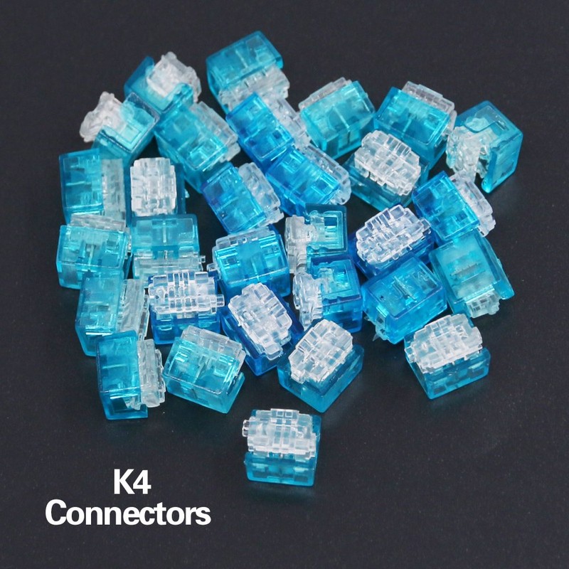 Hilitchi 200-Pcs Data Phone Wire Butt Splice 2/3 Ports UY/UR/UB