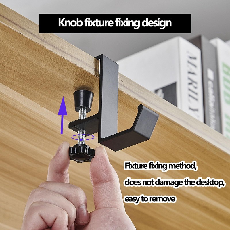 KISOY 2PCS Purse Hook for Table Handbag Hangers Bag Hooks