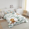 Erosebridal Boys Cartoon Animal Twin Comforter Set for Kids Toddler