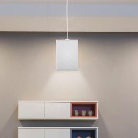 Alipis Square Lamp Shades, E27 Fabric Lamp Covers Natural Linen Bedside Light Cover Chandeliers Lampshade Replacement Covers for Table Lamp Floor Lights Pendant Lamp White