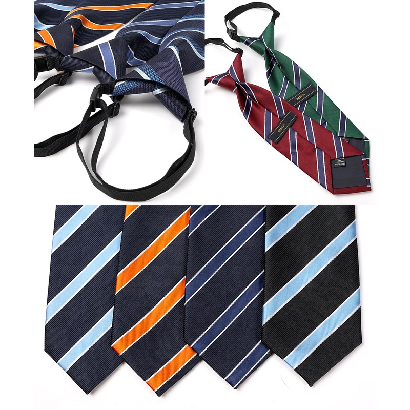 M.H.A. Style 30311 Children's Necktie, One-Touch (Easy to Wear), Boys,