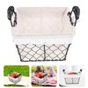 TOVINANNA Bread Serving Basket Liner Iron Wire Storage Basket for