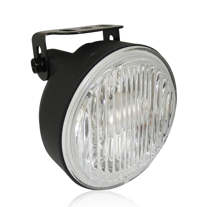 Universal 12v Car Van Round Clear Fog Lights Lamps Light
