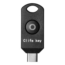 POWIN Clife Key, USB-C FIDO2 Key, FIDO2 Certified, FIDO Key, Password Security Key, Protect Online Accounts, Passwordless Phishing-Resistant Device, 2-Step Verification (2)