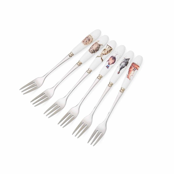 Portmeirion Home & Gifts WN1102-XG Wrendale Set of 6 Forks