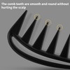 Wide Tooth Shark Comb, 2 pcs Salon Large Teeth Shark