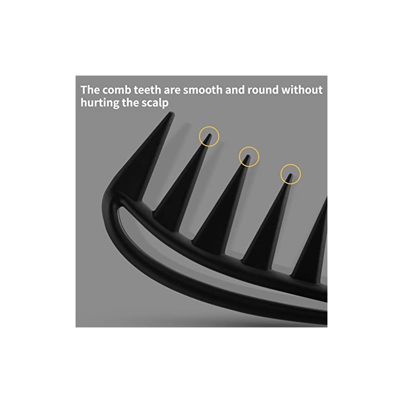 Wide Tooth Shark Comb, 2 pcs Salon Large Teeth Shark