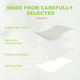 TIANLDD Awning Repair Tape,Tent Patch kit,Waterproof Repair Tape kit of RV Awning,Boat Covers,Canvas,Vinyl Fabric,Tarp,Sail-7x9in （Light Gray,6ps）