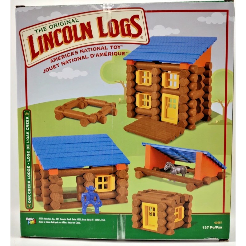 Lincoln Logs 00857 Oak Creek Lodge 137 Pieces