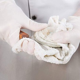 TrueCraftware- 7-1/4” Stainless Steel Clam Knife with Wood Handle Set of 3- Clam Shucking Knife Seafood Opener Seafood Tools Knives Shucker for Home Kitchen and Restaurants