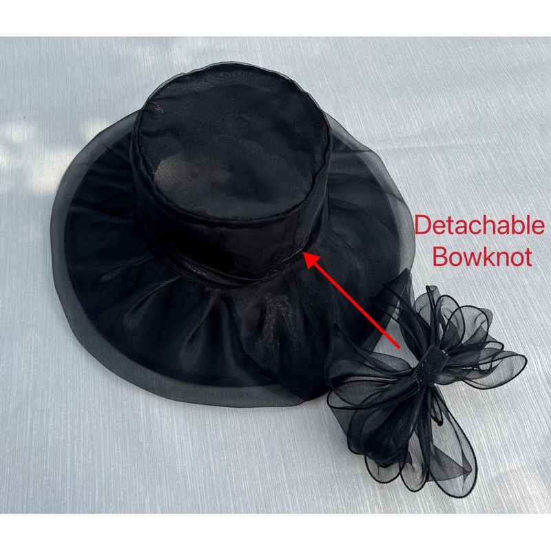 Women's Organza Church British Fascinator Bridal Tea Party Wedding Hat
