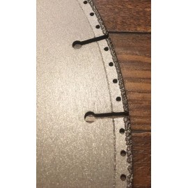 DiamondX 18” x 3/16”(approx) x 1” DiamondX Braised Diamond Cutoff Wheel/Saw Blade 24 Grit