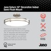 Juno Saturn Semi-Flush Mount Ceiling Light with Switchable Color Temperature