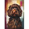 Brown Cockapoo Notebook: Lined Journal, Diary, or Notepad: Great for