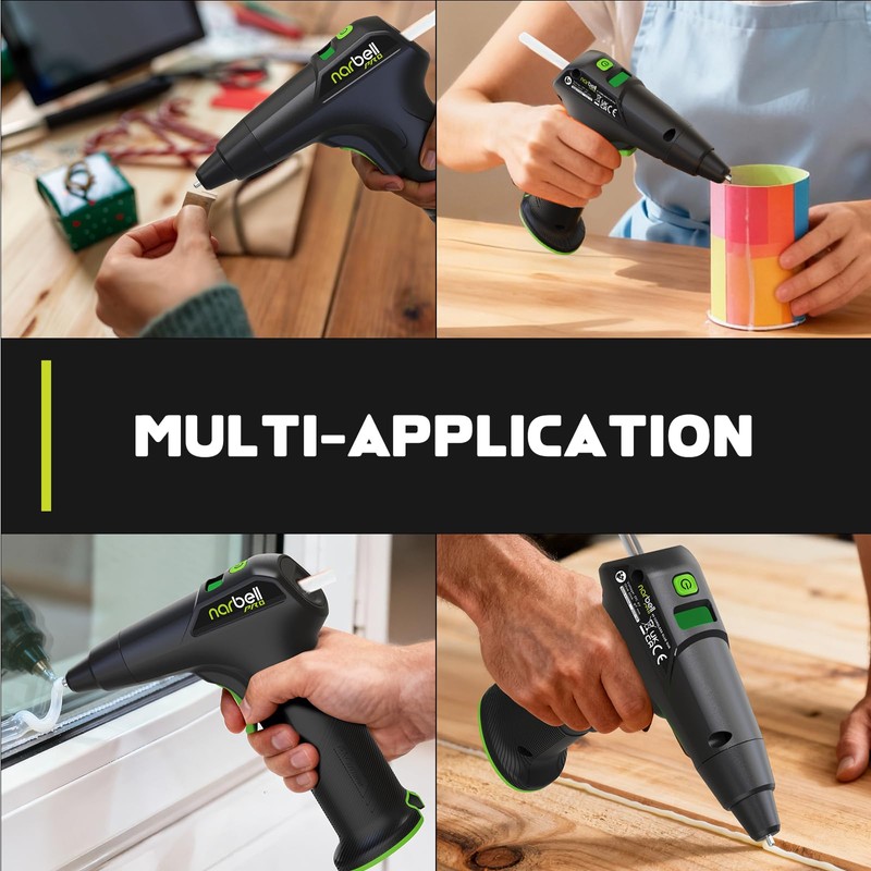 Hot Glue Gun and Sticks Set, 12s Fast Preheating Auto