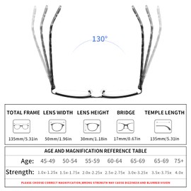 CRGATV 3-Pack Reading Glasses for Women Blue Light Blocking Metal Half Frame Computer Readers Anti UV/Eye Strain/Glare (+1.25 Magnification Strength)