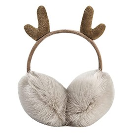 Ear Muffs Deer Style Ear Warmers Adjustable Ear Protection Women Girls Ear Warmers Keep Warm Ear Warmers Cosy Plush Ear Warmer Plain Earband Soft Earmuffs Winter Outdoor Bicycle