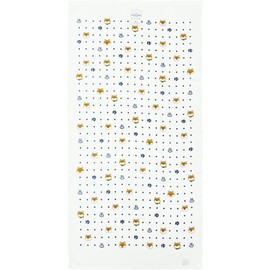 Hayashi FO207104 Face Towel, Approx. 13.4 x 35.4 inches (34 x 90 cm), Senshu Gauze Pile, Mameshiba Onsen