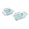 Fridge Drawer Organizer, 4PCS Retractable Drawer Refrigerator Storage Box,Unique Design