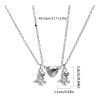 Deluxe 2x Collares Dinosaurios Iman Pareja Colgante Hombres Mujeres