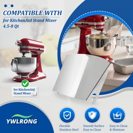 Pouring Chute for KitchenAid Stand Mixer Flour Guide Accessories
