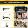 Dkenicor 3 in 1 Folding Hand Truck, 1000lbs Capacity Dolly