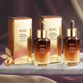 AHC Royal Collagen Ampoule 30ml 2 x Wrinkle Improvement Elasticity Essence / AHC 에이에이치씨 로얄 콜라겐 앰플 30ml 2개 주름 개선 탄력 에센스
