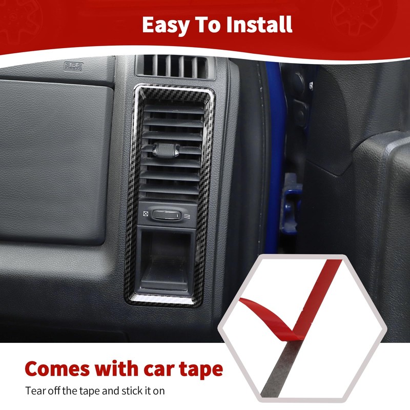 RT-TCZ for RAM Dash Air AC Vents Trim Cover Frame