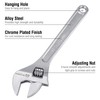 Olympia Tools 15" Adjustable Wrench, Heavy Duty Drop Forged Steel,
