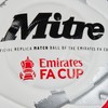 Mitre Match FA Cup Football, White/Silver/Red, 4