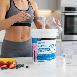 Suplemento Polvo Blu Supplements Whey Protein Sabor Fresa 9kg