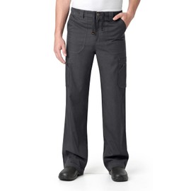 Carhartt Scrubs C54108 Men's Classic Fit Ripstop Boot Cut 8-Pocket Cargo Pant - Large Tall - Dark Pewter