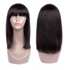 BM Peluca De Cabello Humano Liso, Cabello Virgen Brasileño, 40