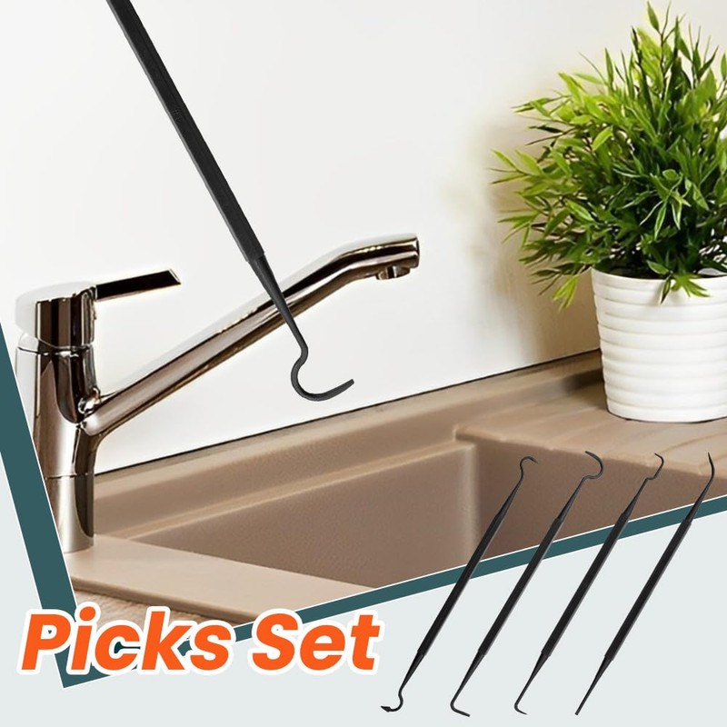 8 Piece Wire Brush Set, Stainless Steel Brush, Small Brass