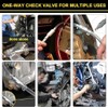 4 PCS Universal Brake Fluid Deflerator, Brake Bleed Hose, Brake