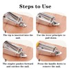 2 PCS Staple Removers Sturdy Staple Puller Tool Stapler Removers