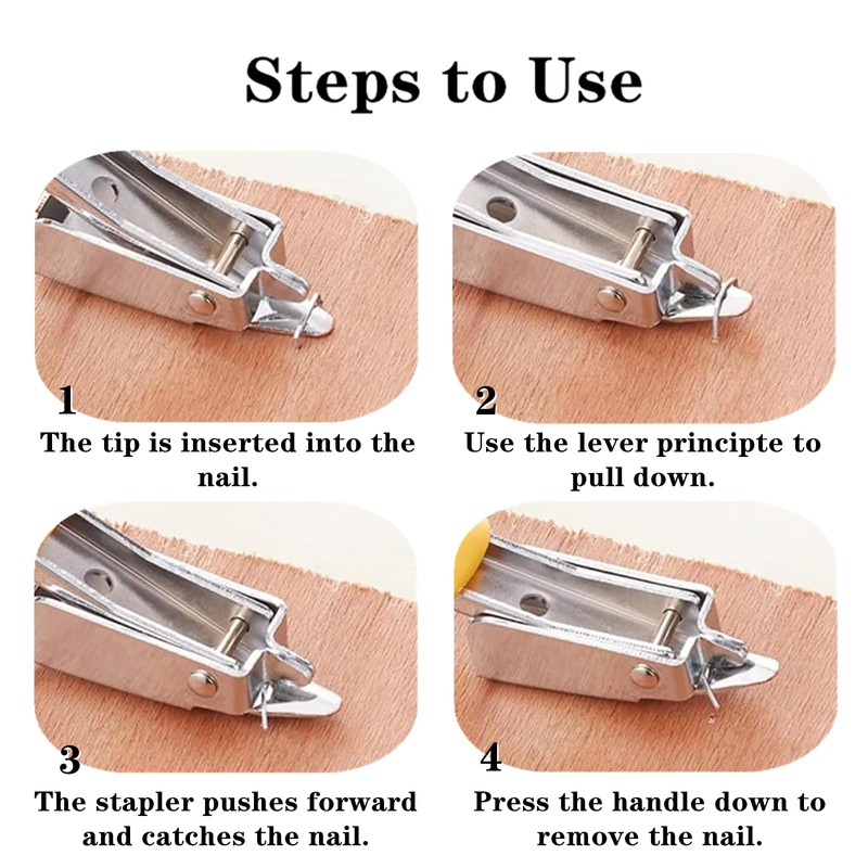 2 PCS Staple Removers Sturdy Staple Puller Tool Stapler Removers