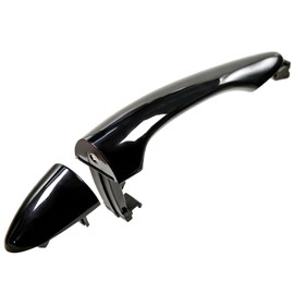 Lcyolada Front or Rear Right Passenger Side Exterior Door Handle for Kia Sportage 2011-2016, Replace# 82661-3W000, 82662-3W020, Primed Black