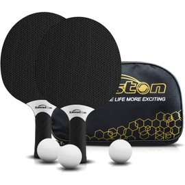 FANTECIA Table Tennis Paddle Set is a professional ping pong paddle set made of composite rubber ping pong paddle set