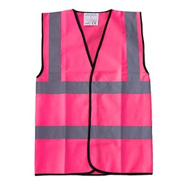 Pink Hi Vis Hi Viz Safety Vests Waistcoats, Work Wear & Events, Bulk Discounts, Brook Hi Vis.