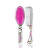 Casalfe 3466 Detangler Brush + Comb Unicorns and Glitter -