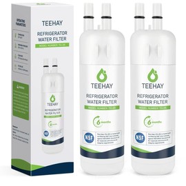 TEEHAY WHR1RXD1 Water Filter Replacement, Compatible with Everydrop Filter 1, Whirlpool WRS571CIHV, WRS321SDHV, WRS321SDHB, WRS321SDHW, WRS321SDHZ, WRS311SDHB, WRS311SDHT, WRS325SDHB, 2 Pack