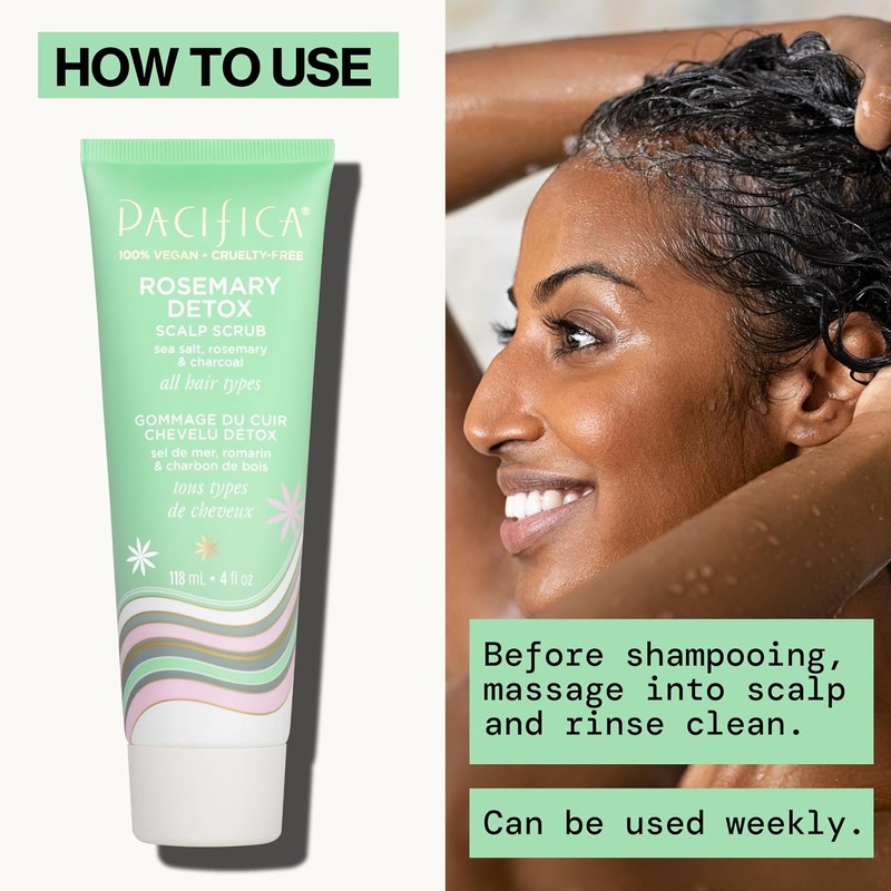 Exfoliante para cuero cabelludo Pacifica Desintoxicante de Romero – 687735641502
