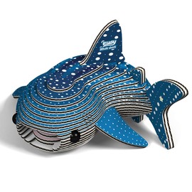 Eugy Whale Shark 3D Puzzle, 22 Piece Eco-Friendly Educational Learning Puzzles for Kids 6+