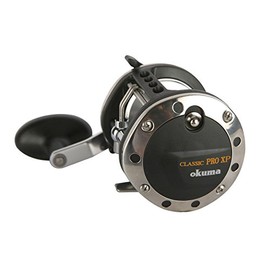 Okuma Classic XP Pro – XP452LA Multiplier Reel Line Capacity 450 m 0.45 mm, Sea Fishing Reel Fishing Reel for Norway, Iceland, Yellow Handle