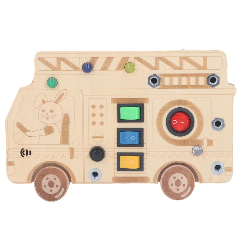 Light Up Switch Sensory Toy Simulation Learning Traffic Rules Exercise