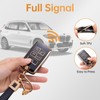 CACARLIKE for Land Rover Key Fob Cover with Leather Lanyard,