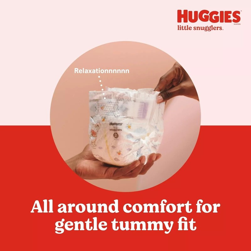 HUGGIES Little Snugglers Baby Diapers, Size Preemie, 30 Count, Convenience