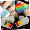 Baluue 80pcs Gradient Nail Art Sponges for Easy Fade Manicure