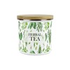 Purely Home Kitchen Herbs Herbal Tea Canister - White &
